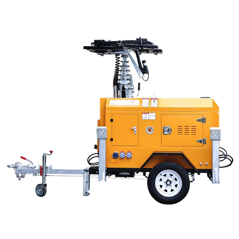 What are the light towers called?